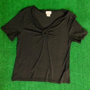 Soft black blouse